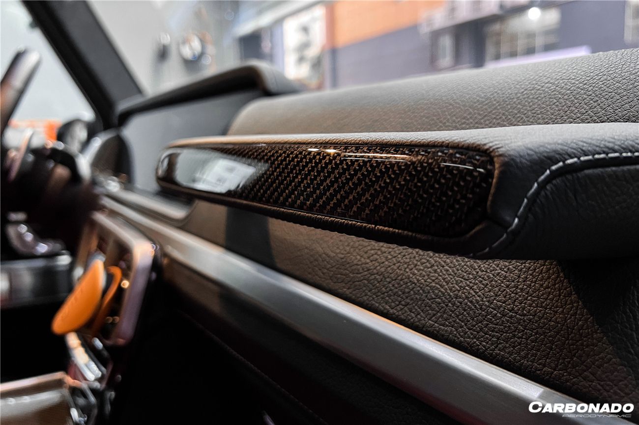 2019-2022 Mercedes Benz W464 G550/G63AMG G-Class Dry Carbon Fiber Door Patch Replacement - Carbonado Aero