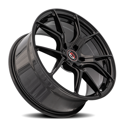 Curva Concepts C42 BLK 20x10 +38 5x114.3mm 73.1mm Gloss Black