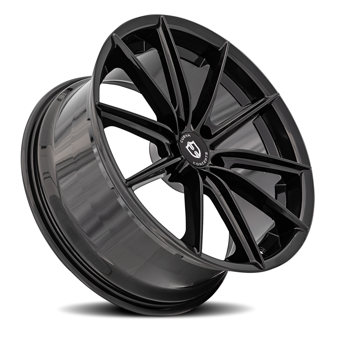 Curva Concepts C46 BLK 20x9 +35 5x120mm 73.1mm Gloss Black