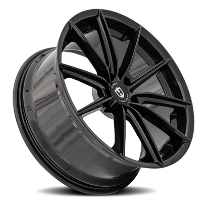 Curva Concepts C46 BLK 20x9 +35 5x120mm 73.1mm Gloss Black