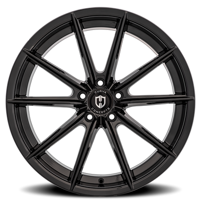 Curva Concepts C46 BLK 20x9 +35 5x120mm 73.1mm Gloss Black