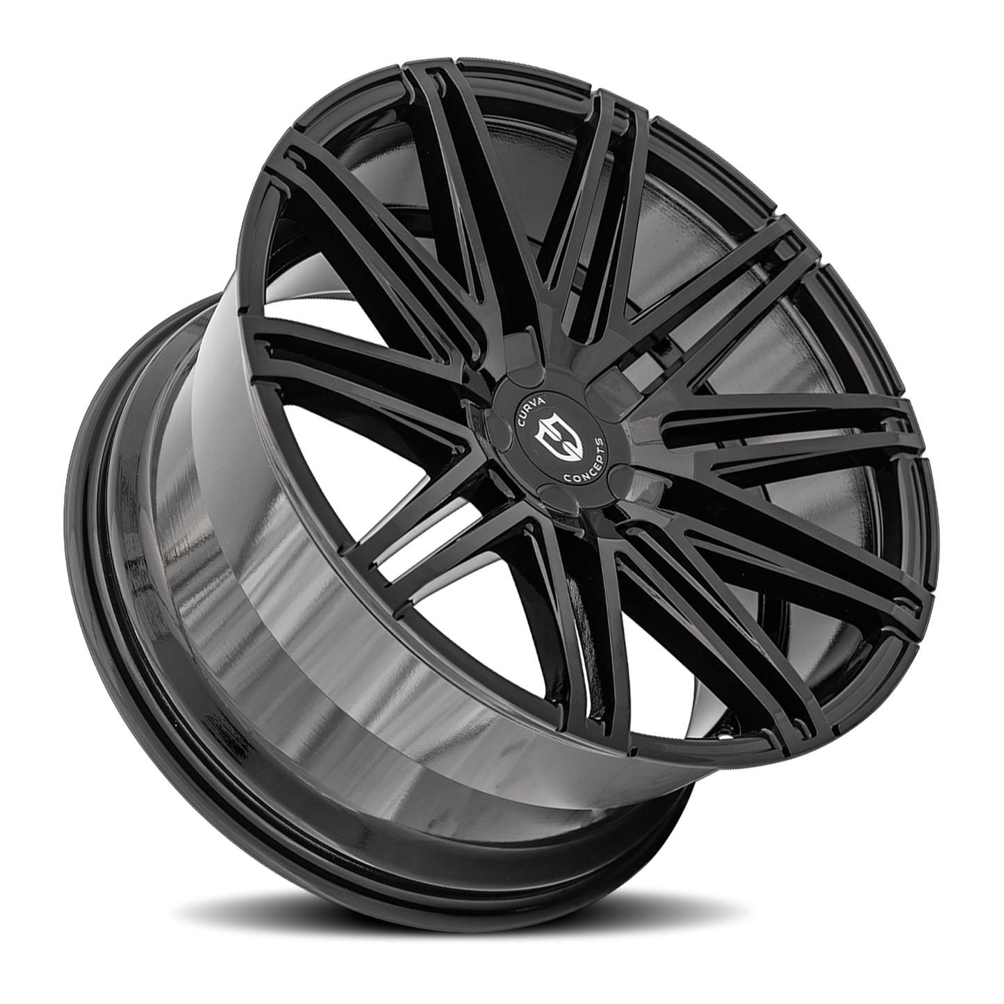 Curva Concepts C48 BLK 20x9 +35 5x114.3mm 73.1mm Gloss Black