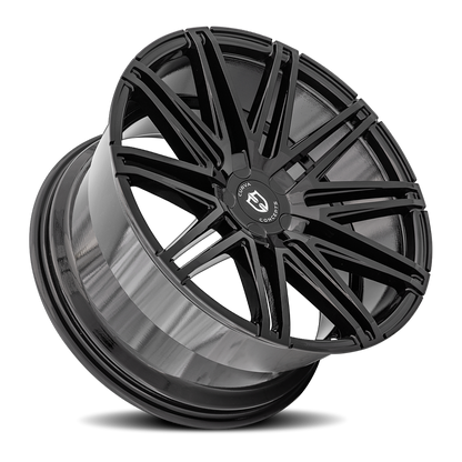 Curva Concepts C48 BLK 20x9 +35 5x114.3mm 73.1mm Gloss Black