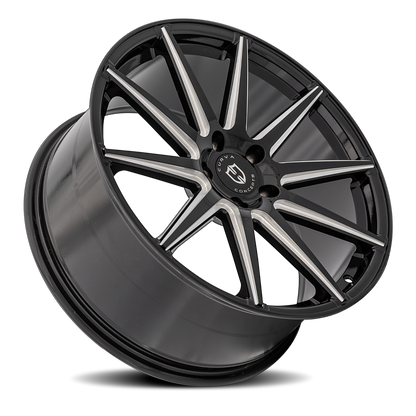 Curva Concepts C49 BMW 20x9 +35 5x114.3mm 73mm Gloss Black Milled