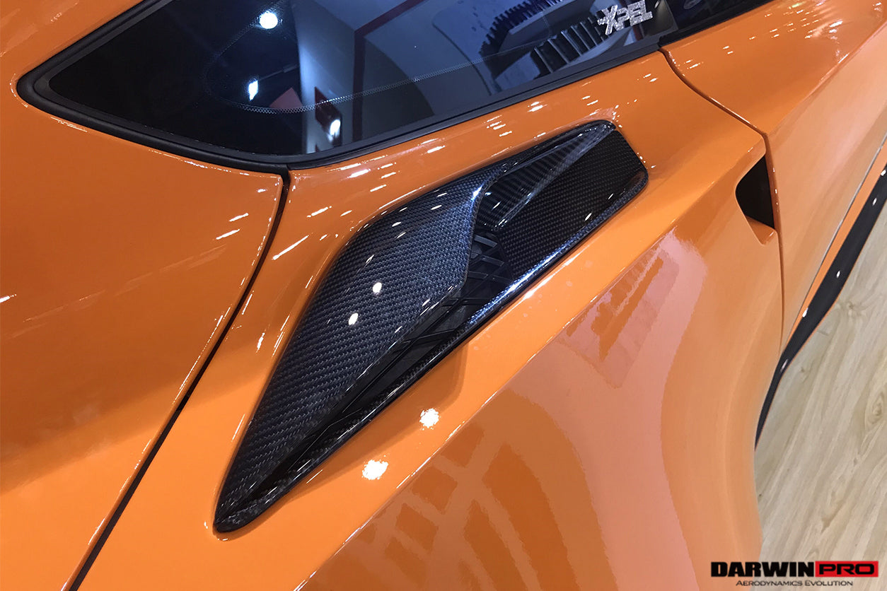 2013-2019 Corvette C7 Z06 Z51 Grandsport Style Rear Quarter Panel Vents - DarwinPRO Aerodynamics