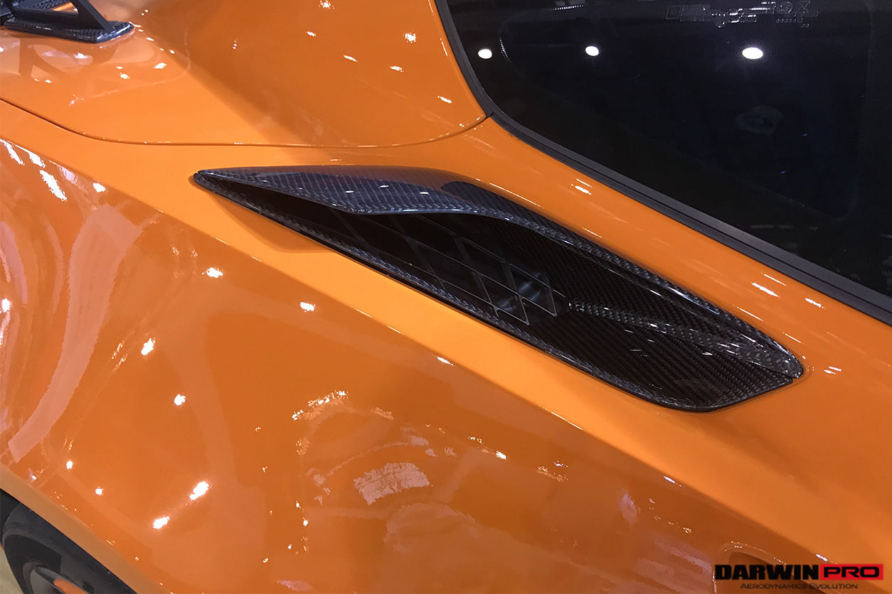 2013-2019 Corvette C7 Z06 Z51 Grandsport Style Rear Quarter Panel Vents - DarwinPRO Aerodynamics