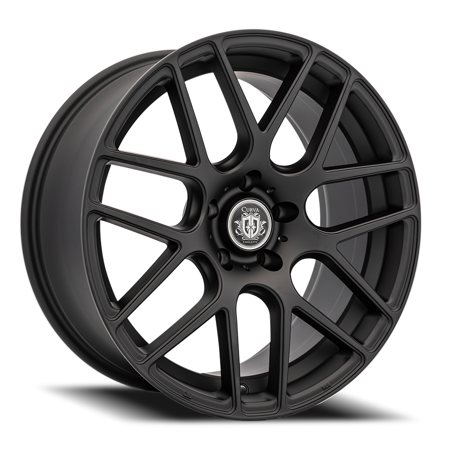 Curva Concepts C7 MTBK 19x9.5 +25 5x120mm 72.56mm Matte Black