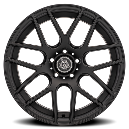 Curva Concepts C7 MTBK 19x9.5 +25 5x120mm 72.56mm Matte Black