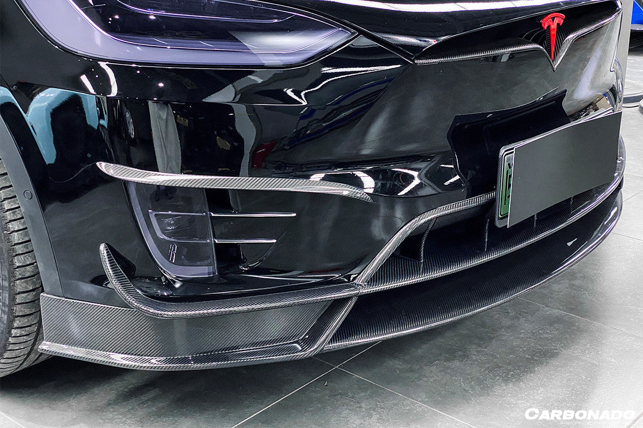 2016-2018 Tesla X SUV RZS Style Carbon Fiber Full Kit - Carbonado