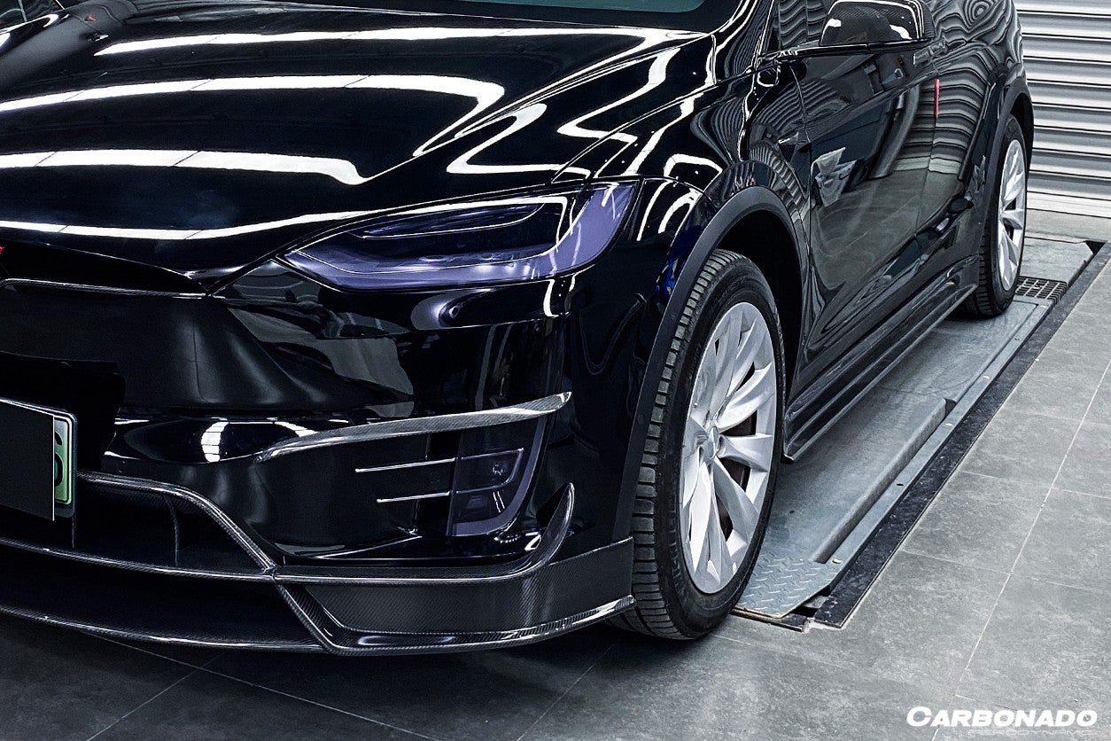 2019-2021 Tesla X SUV RZS Style Carbon Fiber Full Kit - Carbonado