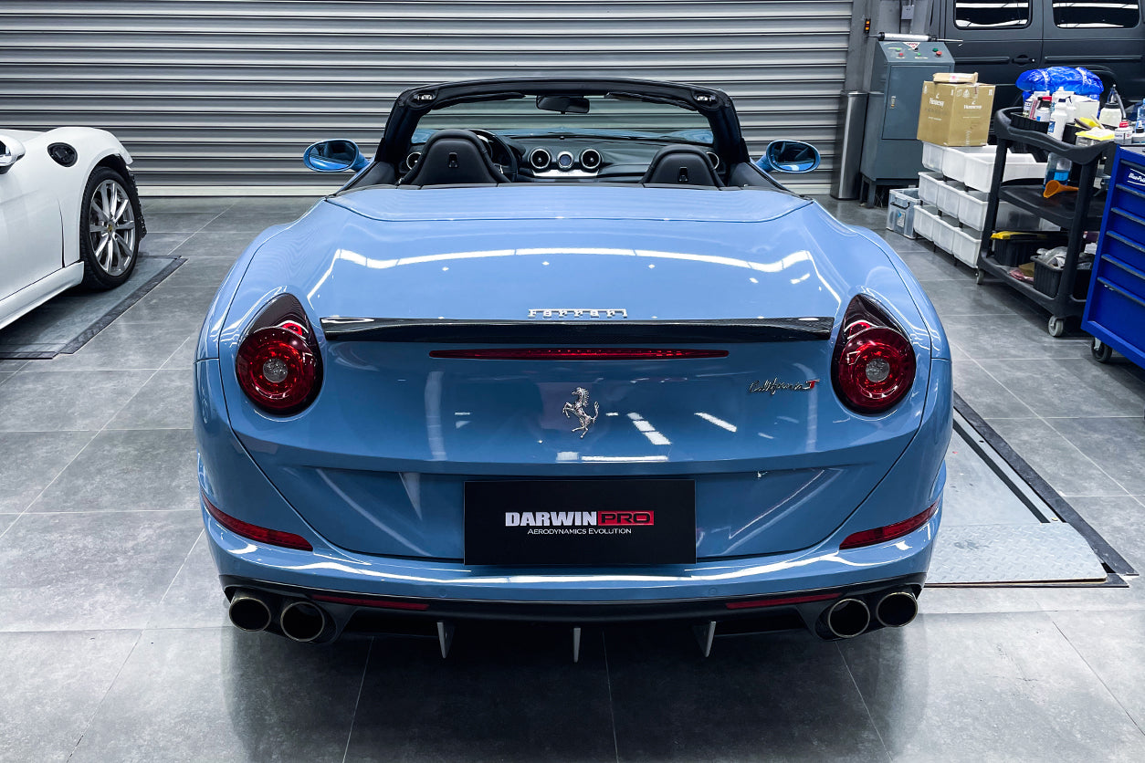 2015-2018 Ferrari California BKSS Style Carbon Fiber Trunk Spoiler - DarwinPRO Aerodynamics
