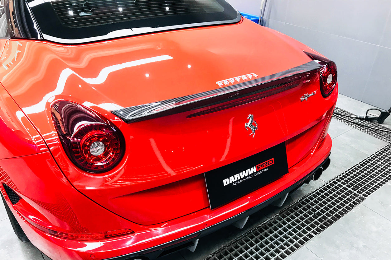 2015-2018 Ferrari California BKSS Style Carbon Fiber Trunk Spoiler - DarwinPRO Aerodynamics