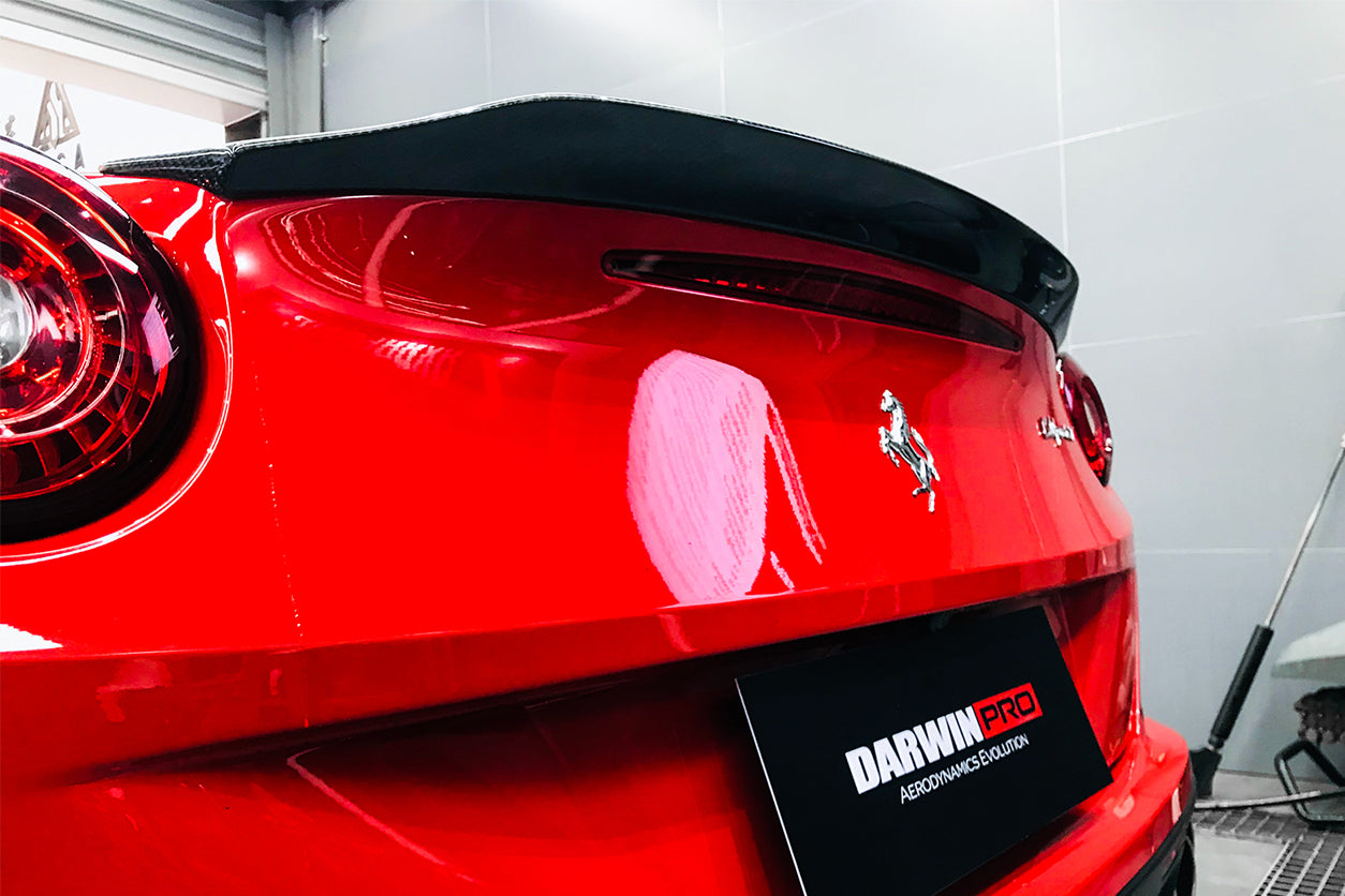 2015-2018 Ferrari California BKSS Style Carbon Fiber Trunk Spoiler - DarwinPRO Aerodynamics