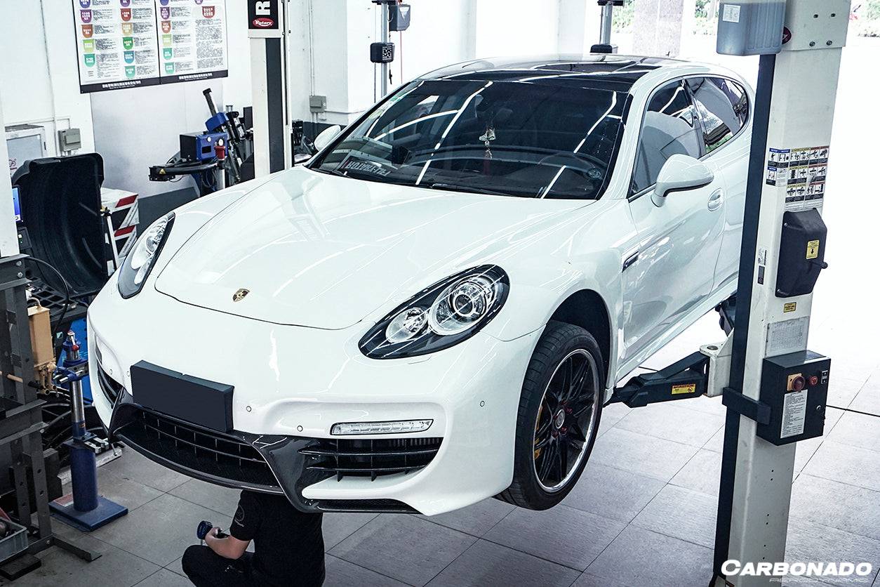 2013-2016 Porsche Panamera 970.2 CAT Style Front Bumper - Carbonado Aero