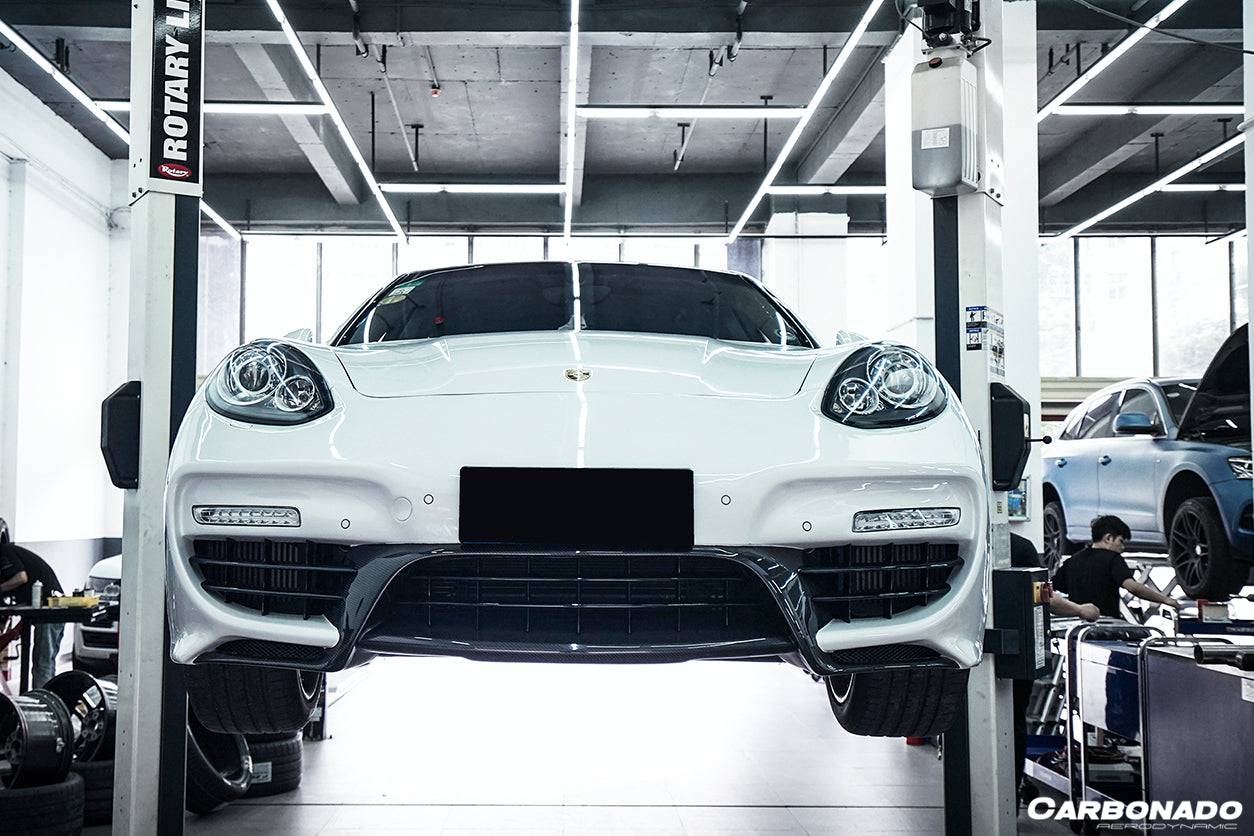2013-2016 Porsche Panamera 970.2 CAT Style Front Bumper - Carbonado Aero
