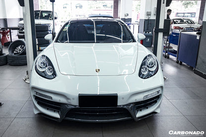2013-2016 Porsche Panamera 970.2 CAT Style  Front Bumper - Carbonado