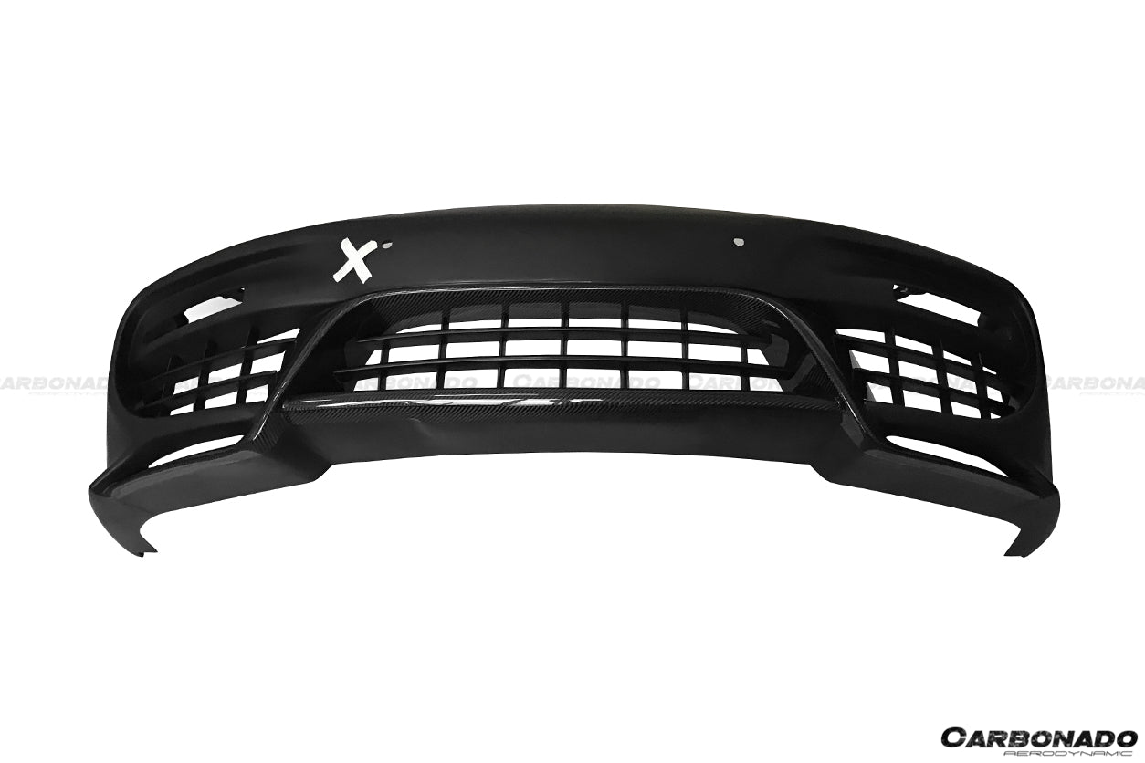 2013-2016 Porsche Panamera 970.2 CAT Style  Front Bumper - Carbonado