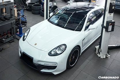 2013-2016 Porsche Panamera 970.2 CAT Style  Front Bumper - Carbonado