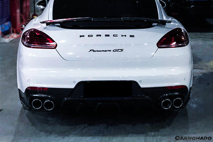 2013-2016 Porsche Panamera 970.2 BS-Sport Style Carbon Fiber Rear Diffuser - Carbonado