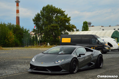 2015-2020 Lamborghini Huracan LP610/LP580 DE Style Side Skirts - Carbonado