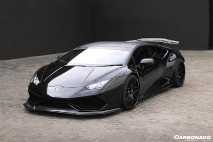 2015-2020 Lamborghini Huracan LP610/LP580 DE Style Wide Fender Flares - Carbonado