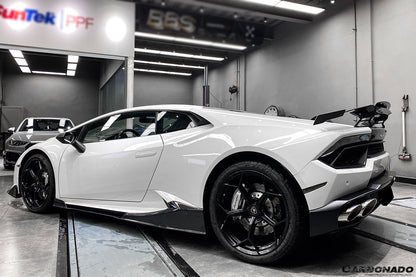 2015-2020 Lamborghini Huracan LP610/LP580 MD Style Carbon Fiber Side Skirts - Carbonado