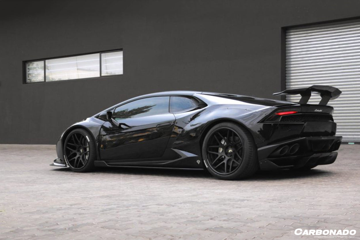 2015-2020 Lamborghini Huracan LP610/LP580 DE Style Trunk Spoiler - Carbonado