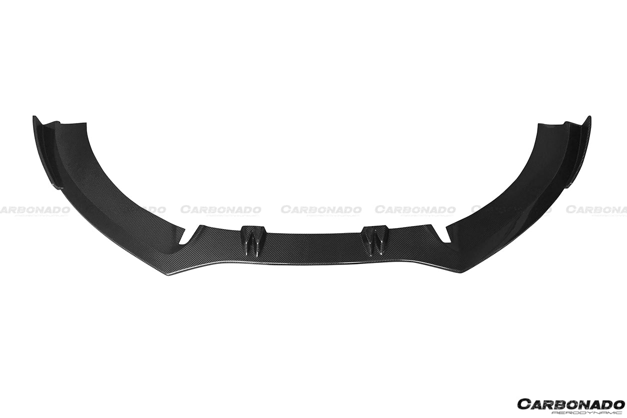 2013-2018 Audi RS6 Avant BS Style Carbon Fiber Front Lip - Carbonado