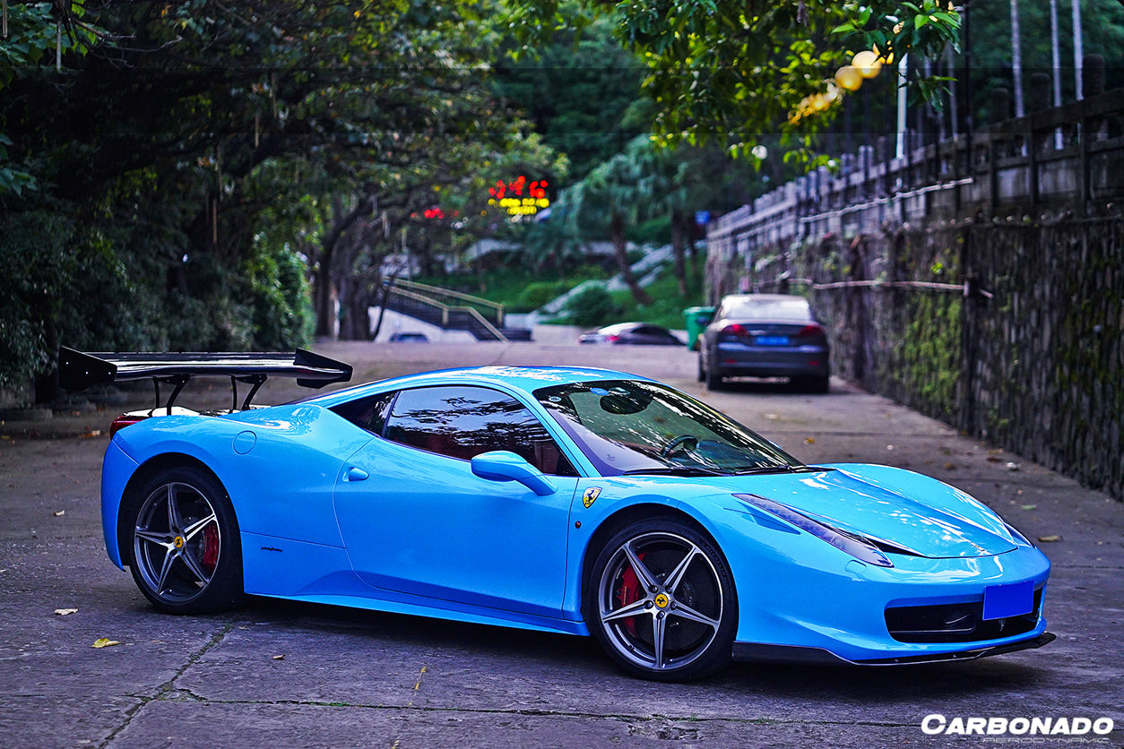 2010-2015 Ferrari 458 Coupe/Spider SR Style Trunk Spoiler - Carbonado