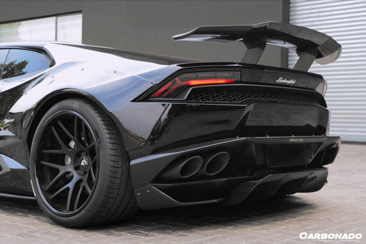 2015-2020 Lamborghini Huracan LP610/LP580 DE Style Wide Fender Flares - Carbonado