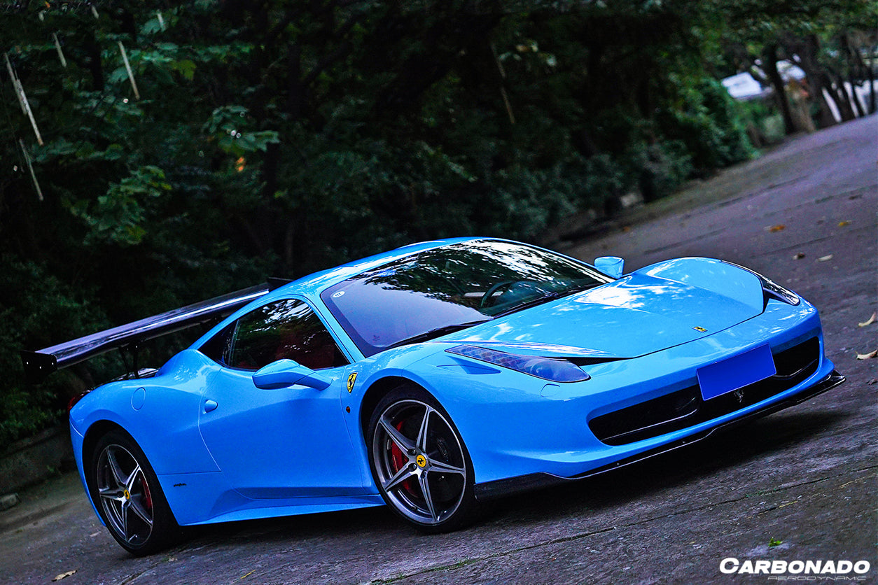 2010-2015 Ferrari 458 Coupe/Spider SR Style Trunk Spoiler - Carbonado