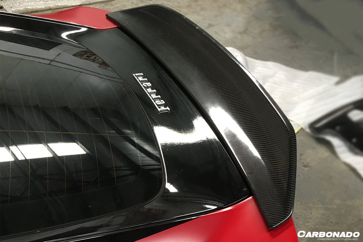 2012-2017 Ferrari F12 Berlinetta DC Style  Carbon Fiber Trunk Spoiler - Carbonado