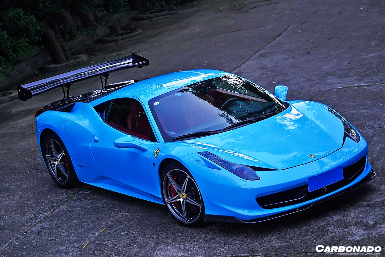 2010-2015 Ferrari 458 Coupe/Spider SR Style Trunk Spoiler - Carbonado
