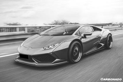 2015-2020 Lamborghini Huracan LP610 DE Style Front Lip - Carbonado