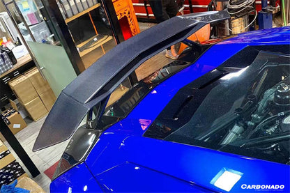 2011-2022 Lamborghini Aventador LP700 LP750 LP740 LP720 LP780 Coupe & Roadster OTC Style Trunk Spoiler Wing w/ Base - Carbonado