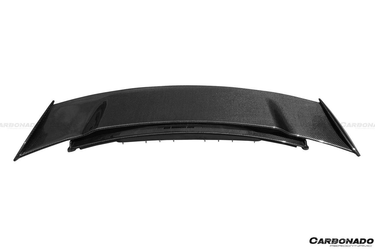 2010-2015 Mercedes Benz W197 SLS AMG BKSS Style Carbon Fiber Trunk Spoiler - Carbonado Aero