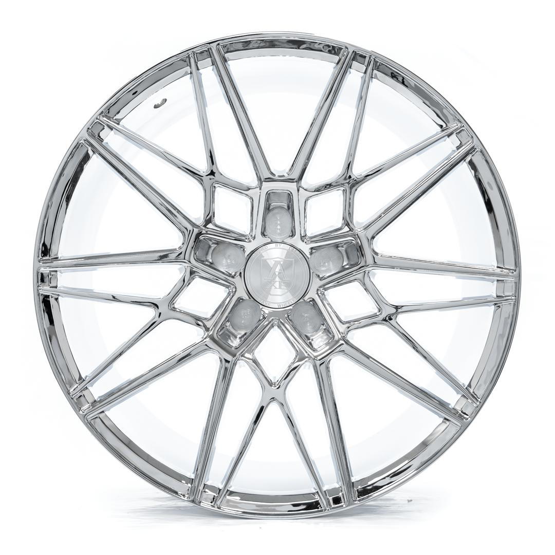 AXE WHEELS CF1 CHROME 20x9 ET45 5x112 (Square Set of 4)