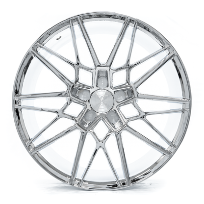 AXE WHEELS CF1 CHROME 20 (20x9 / 20x11) 5x115 (Staggered Set of 4)