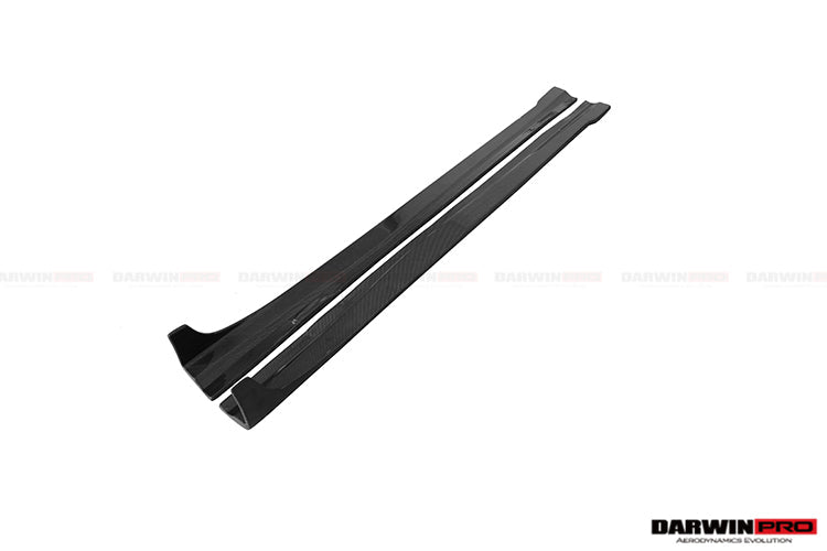 2012-2014 Mercedes Benz W204 C Class Coupe DP Style Carbon Fiber Side Skirts Under Board - DarwinPRO Aerodynamics