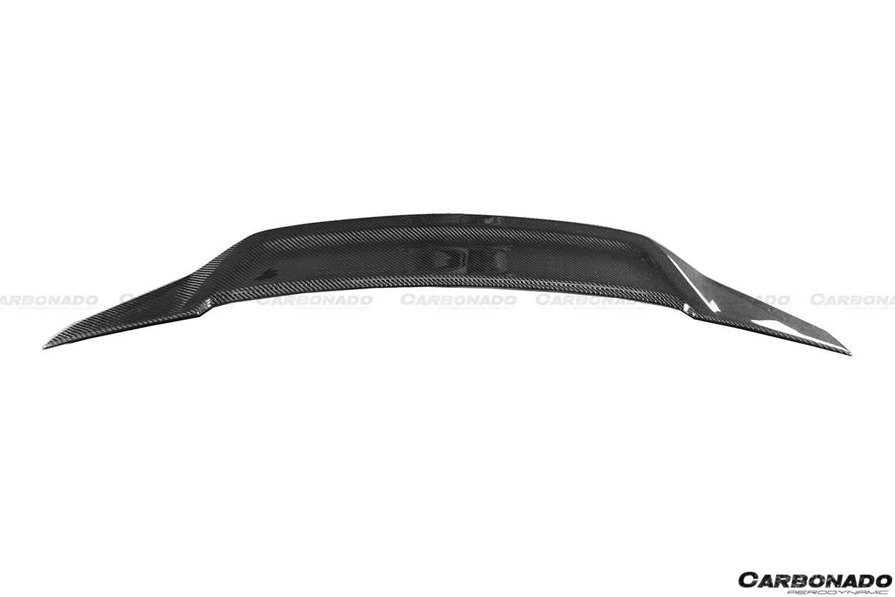 2008-2014 Mercedes Benz W204 C Class/ C63 AMG Sedan RT Style Carbon Fiber Trunk Spoiler - Carbonado