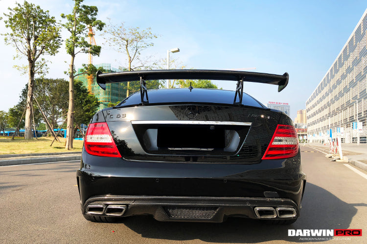 Mercedes Benz W204 C Class/ C63 AMG Coupe BKSS Style Carbon Fiber Trunk Spoiler - DarwinPRO Aerodynamics