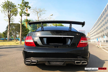 Mercedes Benz W204 C Class/ C63 AMG Coupe BKSS Style Carbon Fiber Trunk Spoiler - DarwinPRO Aerodynamics