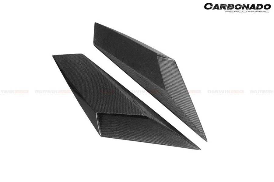 2011-2021 Lamborghini Aventador LP700 LP740 Coupe/Roadster BKSS Style Carbon Fiber Rear Side Scoops - Carbonado Aero