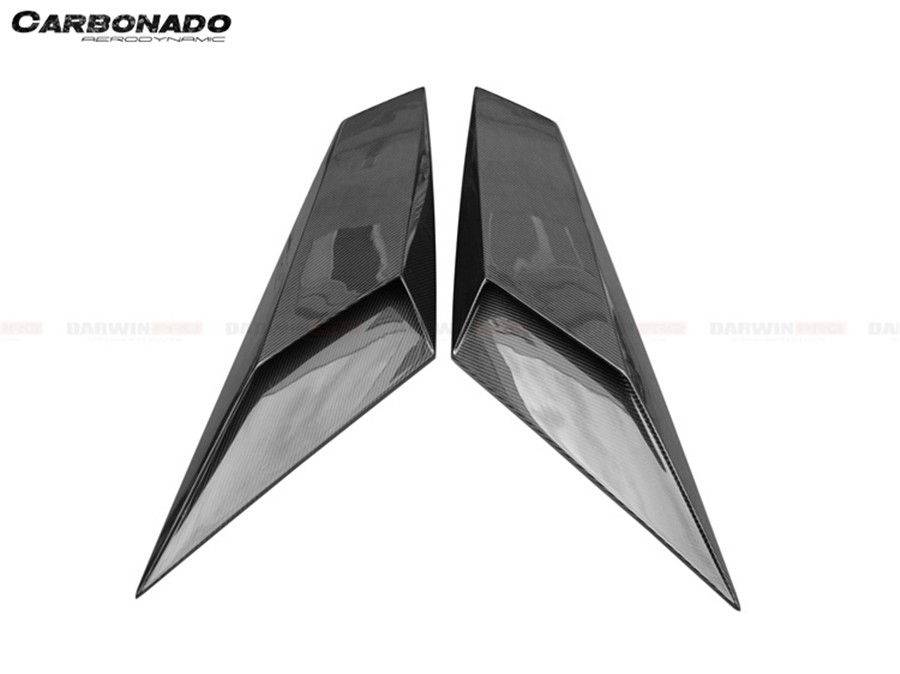 2011-2021 Lamborghini Aventador LP700 LP740 Coupe/Roadster BKSS Style Carbon Fiber Rear Side Scoops - Carbonado Aero