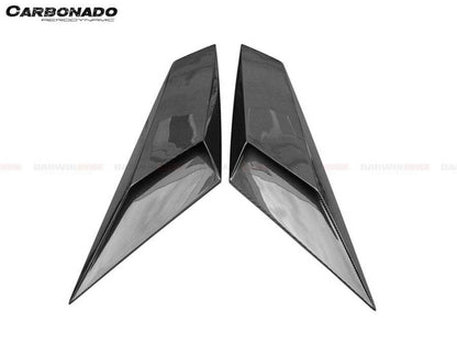 2011-2021 Lamborghini Aventador LP700 LP740 Coupe/Roadster BKSS Style Carbon Fiber Rear Side Scoops - Carbonado Aero
