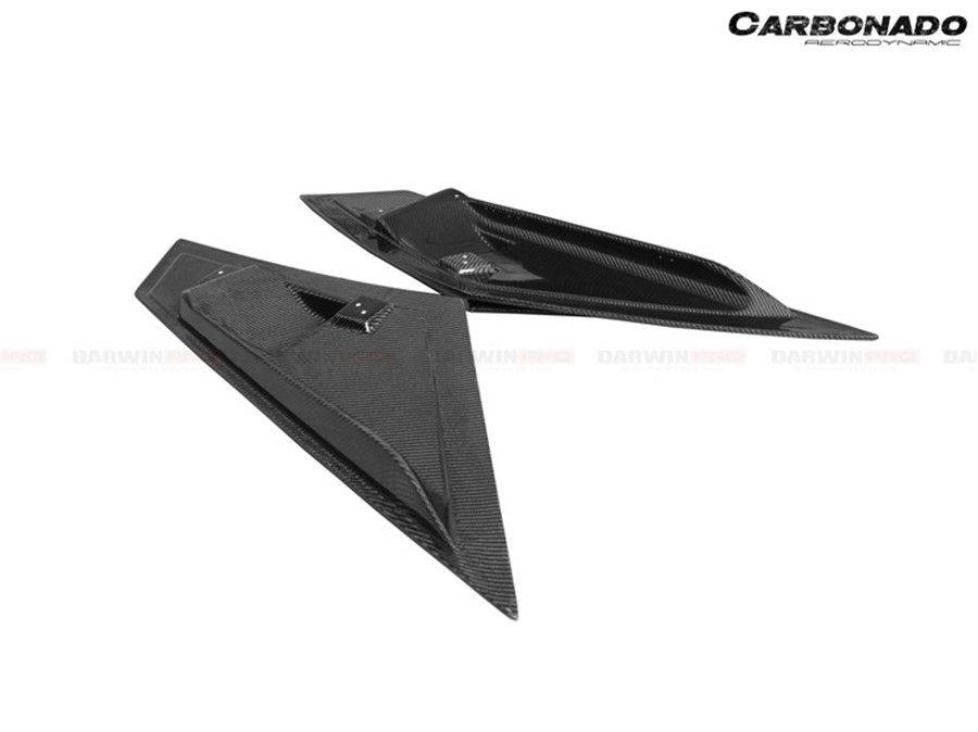 2011-2021 Lamborghini Aventador LP700 LP740 Coupe/Roadster BKSS Style Carbon Fiber Rear Side Scoops - Carbonado Aero