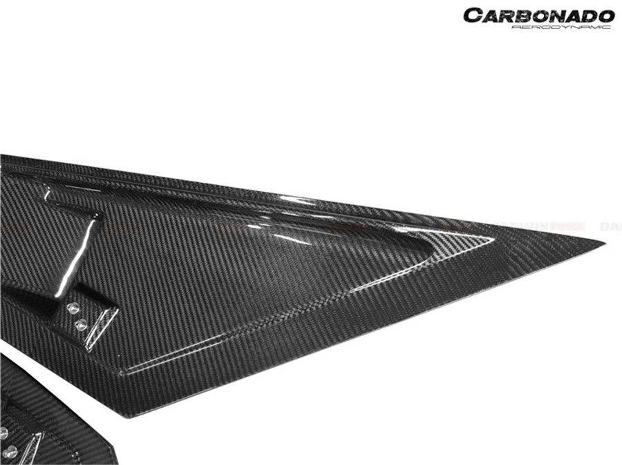 2011-2021 Lamborghini Aventador LP700 LP740 Coupe/Roadster BKSS Style Carbon Fiber Rear Side Scoops - Carbonado Aero