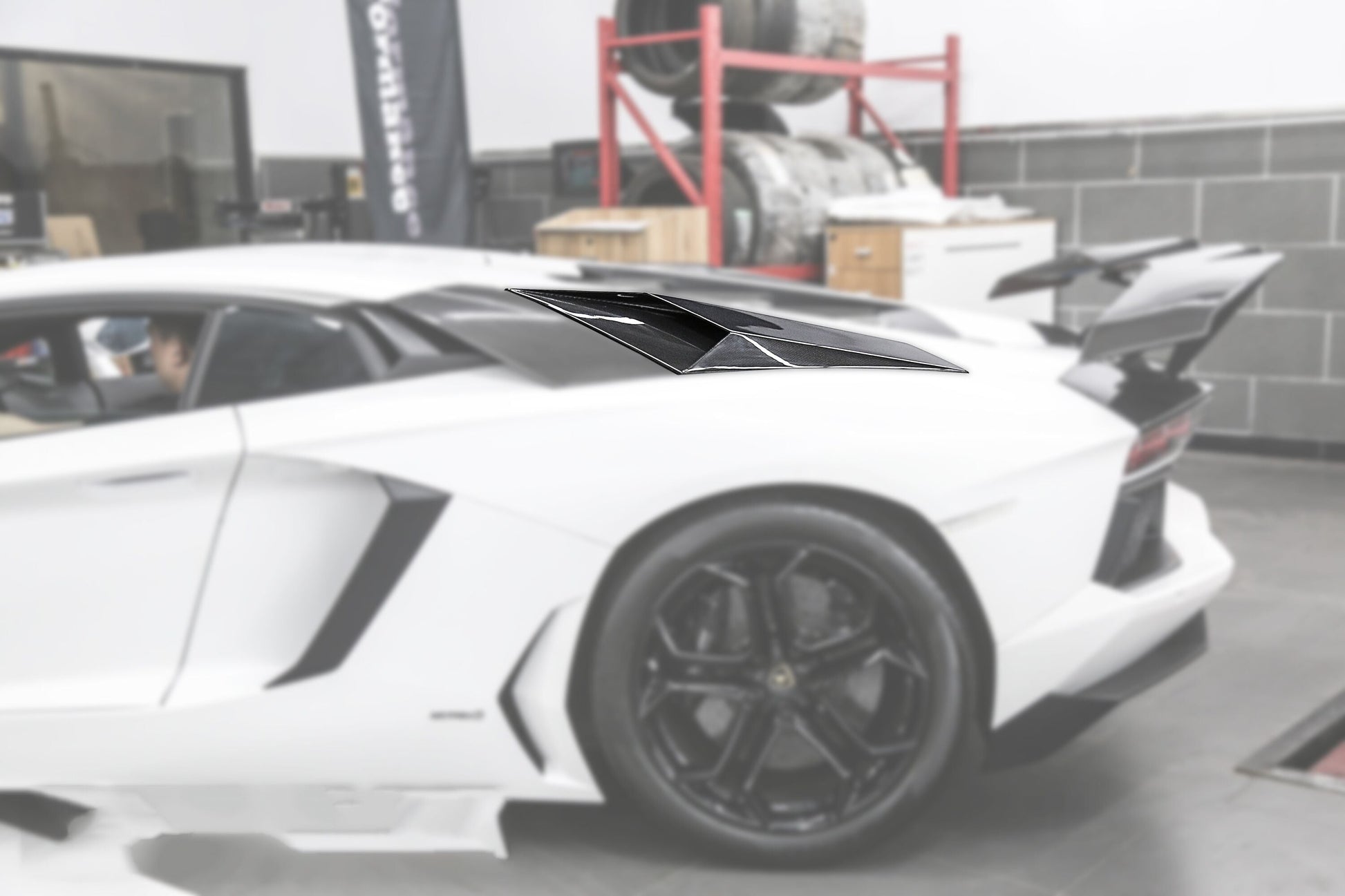 2011-2016 Lamborghini Aventador LP700 Coupe & Roadster BKSS Style Carbon Fiber Rear Side Scoops - DarwinPRO Aerodynamics