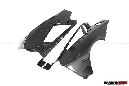 2011-2016 Lamborghini Aventador LP700 Coupe/Roadster BKSSII Style Carbon Fiber Rear Quarter Panels - DarwinPRO Aerodynamics