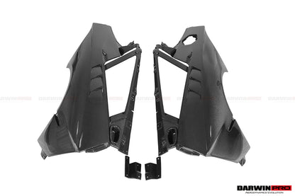 2011-2016 Lamborghini Aventador LP700 Coupe/Roadster BKSSII Style Carbon Fiber Rear Quarter Panels - DarwinPRO Aerodynamics